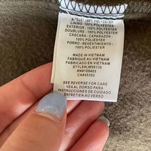 Rocky Pink Camo Patch Fleece Vest Brown Large - Picture 9 of 9